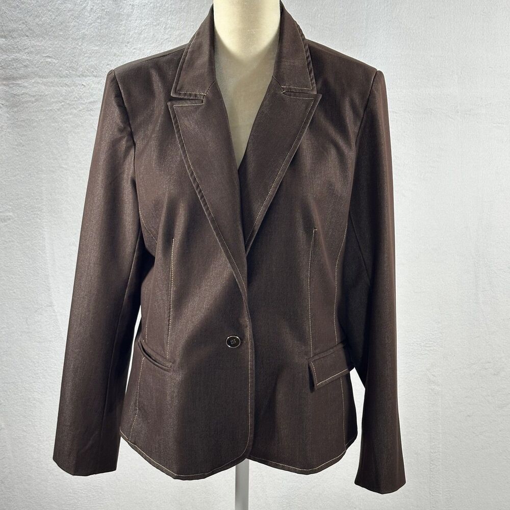 Nanette Lepore Women's Blazer Color Brown size Large